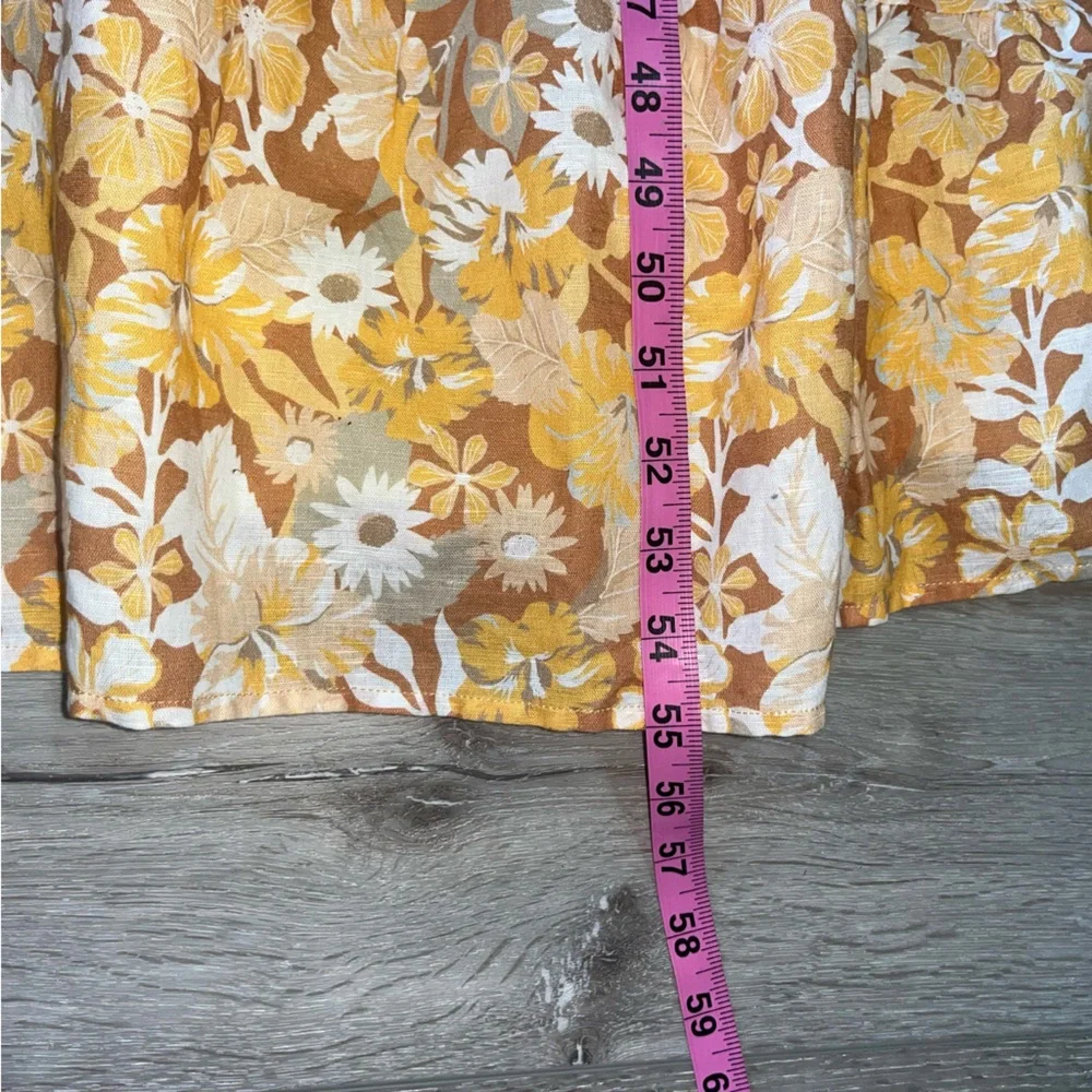 Charlie Holiday Pamela Maxi Dress anthro yellow floral - Picture 12 of 12